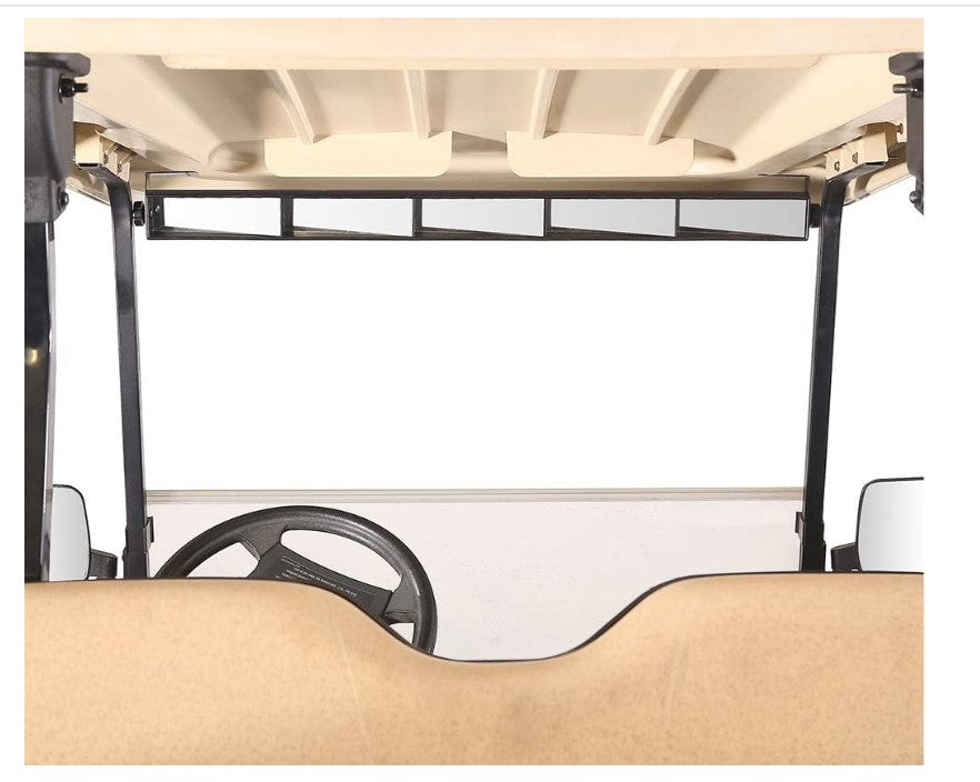 10L0L Universal Golf Cart 5 Panel Mirror for EZGO, Club Car, Wide Angle Rear View Mirror, Compatible with Car SUV Van Truck